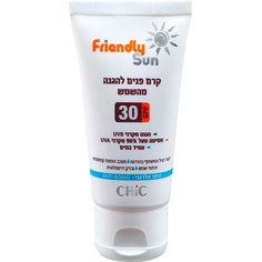 Солнцезащитный противовоспалительный крем для чувствительной кожи лица SPF 30 50 МЛ Chic Cosmetic