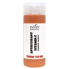 Тоник-антиоксидант для очищения лица с витамином С, флоретином и минералами 150 МЛ Invit