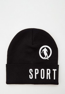 Шапка Bikkembergs BLACK LOGO WHITE