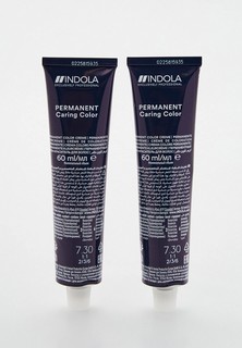 Краска для волос Indola NATURAL & ESSENTIALS для окрашивания волос INDOLA 7.30 средний русый золотистый натуральный 60 мл x 2 шт.