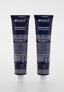 Краска для волос Indola NATURAL & ESSENTIALS для окрашивания волос INDOLA 0.11 пепельный 60 мл x 2 шт.