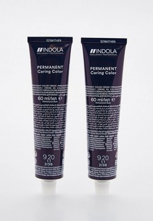 Краска для волос Indola NATURAL & ESSENTIALS AGELESS для окрашивания волос INDOLA 9.20 блондин жемчужный натуральный, 60 мл x 2 шт.