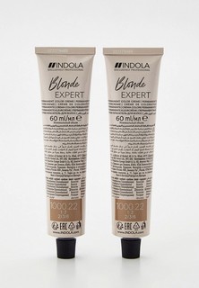 Краска для волос Indola BLOND EXPERT HIGHLIFT для окрашивания волос INDOLA 1000.22 блондин интенсивный перламутровый 60 мл x 2 шт.
