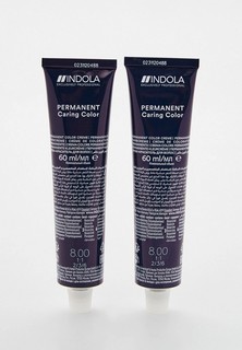 Краска для волос Indola NATURAL & ESSENTIALS для окрашивания волос INDOLA 8.00 светлый русый интенсивный натуральный 60 мл x 2 шт.