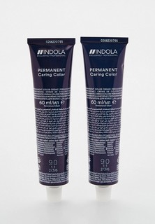 Краска для волос Indola NATURAL & ESSENTIALS для окрашивания волос INDOLA 9.0 блондин натуральный 60 мл x 2 шт.
