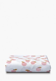Одеяло детское Mjolk 80х80 см, Муслиновое лёгкое Персики