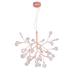 Светильник Подвесной светильник Crystal Lux Evita SP36 Copper/Transparent