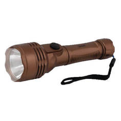 Фонарик Ручной светодиодный фонарь Uniel от батареек 148х44 35 лм S-LD044-C Brown UL-00000205