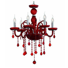 Люстра Подвесная люстра Ideal Lux Giudecca SP6 Rosso 027418