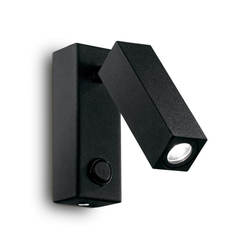Спот Светодиодный спот Ideal Lux Page Ap Square Nero 142241