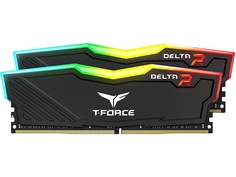 Модуль памяти Team Group T-Force Delta RGB DDR4 DIMM 3200MHz PC4-25600 CL16 - 64Gb Kit (2x32Gb) TF3D464G3200HC16CDC01