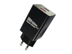 Зарядное устройство More Choice Smart NC55QC 2xUSB 3.0A QC3.0 Black 4627151194981