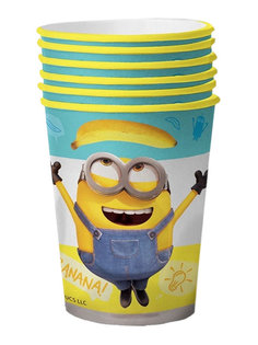 Набор бумажных стаканов ND Play Minions 2 3D Design 250ml 6шт 287103