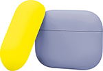 Чехол Moonfish MF-APC-025 (для Apple Airpods Pro c двумя крышками цвет лавандовый серый/лимонад)