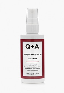 Спрей для лица Q+A Увлажняющий, HYALURONIC ACID, с гиалуроновой кислотой, 100 мл