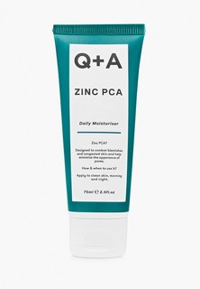 Крем для лица Q+A Увлажняющий, Zinc PCA Daily Moisturiser, с цинком и ниацинамидом, 75 мл