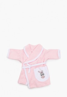 Одежда для куклы Карапуз "Розовый халат. Зайка"