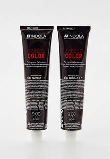 Краска для волос Indola XPRESS COLOR для окрашивания INDOLA 9.00 блондин интенсивный натуральный, 60 мл x 2 шт.