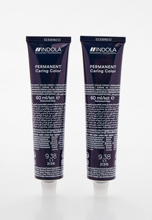 Краска для волос Indola NATURAL & ESSENTIALS для окрашивания волос INDOLA 9.38 блондин золотистый шоколадный 60 мл x 2 шт.