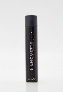 Лак для волос Schwarzkopf Professional SILHOUETTE ультрасильной фиксации, 500 мл.