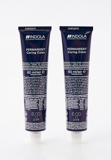 Краска для волос Indola NATURAL & ESSENTIALS для окрашивания INDOLA 6.00 темный русый интенсивный натуральный, 60 мл x 2 шт.