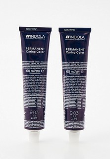 Краска для волос Indola NATURAL & ESSENTIALS для окрашивания INDOLA 9.03 блондин натуральный золотистый, 60 мл x 2 шт.