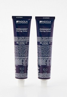 Краска для волос Indola NATURAL & ESSENTIALS для окрашивания волос INDOLA 10.0 светлый блондин натуральный, 60 мл x 2 шт.
