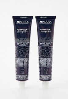 Краска для волос Indola NATURAL & ESSENTIALS для окрашивания волос INDOLA 5.0 светлый коричневый натуральный, 60 мл x 2 шт.