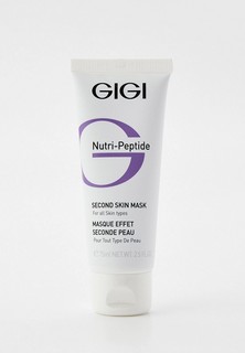 Маска для лица Gigi NUTRI PEPTIDE Second Skin Mask / Черная маска-пилинг, 75 мл