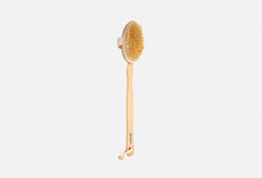 Щётка для сухого массажа из чайного дерева с щетиной кактуса со съемной ручкой 43 см Bradex Cosmetics