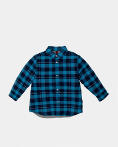 Рубашка стеганая в клетку на кнопках Gulliver