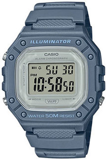 Японские наручные мужские часы Casio W-218HC-2AVEF. Коллекция Digital