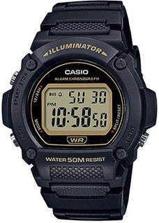 Японские наручные мужские часы Casio W-219H-1A2VEF. Коллекция Digital