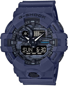 Японские наручные мужские часы Casio GA-700CA-2AER. Коллекция G-Shock