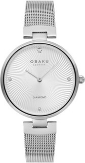 fashion наручные женские часы Obaku V256LXCIMC-DD. Коллекция Diamant