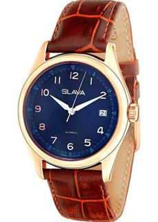 Российские наручные мужские часы Slava 1493274-300-8215. Коллекция Премьер Слава