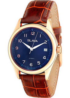Российские наручные мужские часы Slava 1493270-300-8215. Коллекция Премьер Слава