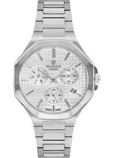 Швейцарские наручные мужские часы Wainer WA.19687A. Коллекция Wall Street