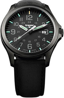 Швейцарские наручные мужские часы Traser TR.107874. Коллекция Officer Pro