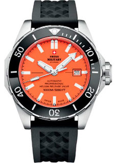 Швейцарские наручные мужские часы Swiss military SMA34092.06. Коллекция Diver 1000m