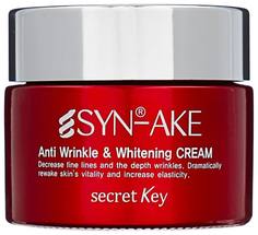 Омолаживающий крем для лица с пептидом змеиного яда Secret Key Syn-Ake Anti Wrinkle & Whitening Cream