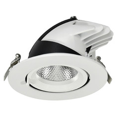 Светильники точечные влагозащищенныe LED круглые светильник встраиваемый RITTER Artin выдвижной поворотный LED 18Вт 1440Лм 4200К алюмин. белый