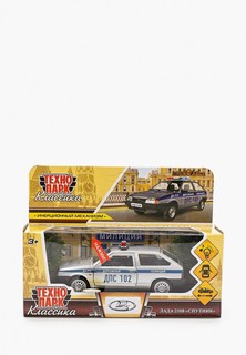 Игрушка интерактивная Технопарк "Lada-2108 Cпутник. Полиция", 12 см