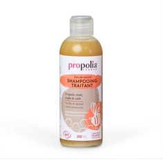 Органический шампунь успокаивающий "Прополис, мёд, глина и красный можжевельник" 200 МЛ Propolia