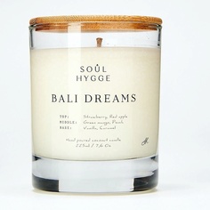 Ароматическая свеча BALI DREAMS с хлопковым фитилем 225 МЛ Soul Hygge