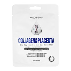 Маска для лица с коллагеном и плацентой (укрепляющая) Medibeau