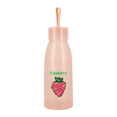 Бутылка для воды розовая FUN