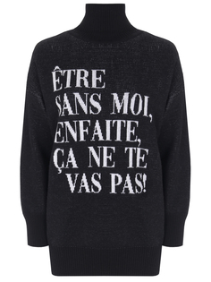 Свитер шерстяной с принтом Laroom