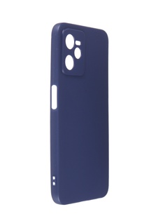 Чехол DF для Realme C35 Silicone Blue rmCase-23