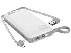 Внешний аккумулятор More Choice Power Bank Smart PB42S-20 20000mAh White 4627151193885